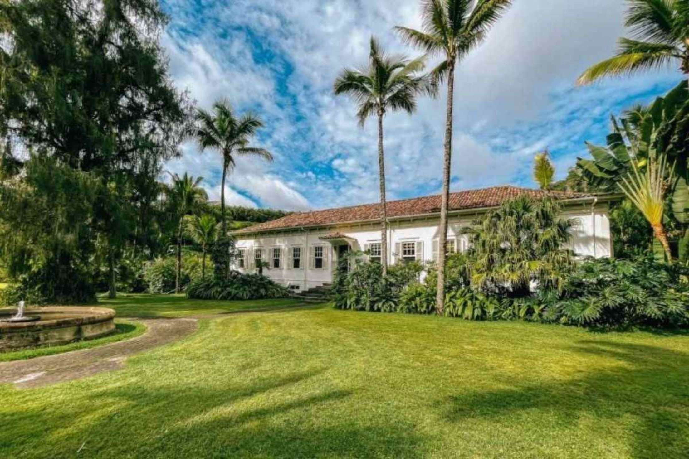 Imagem de um dos casarões que fazem parte da fazenda do Lenny Kravitz