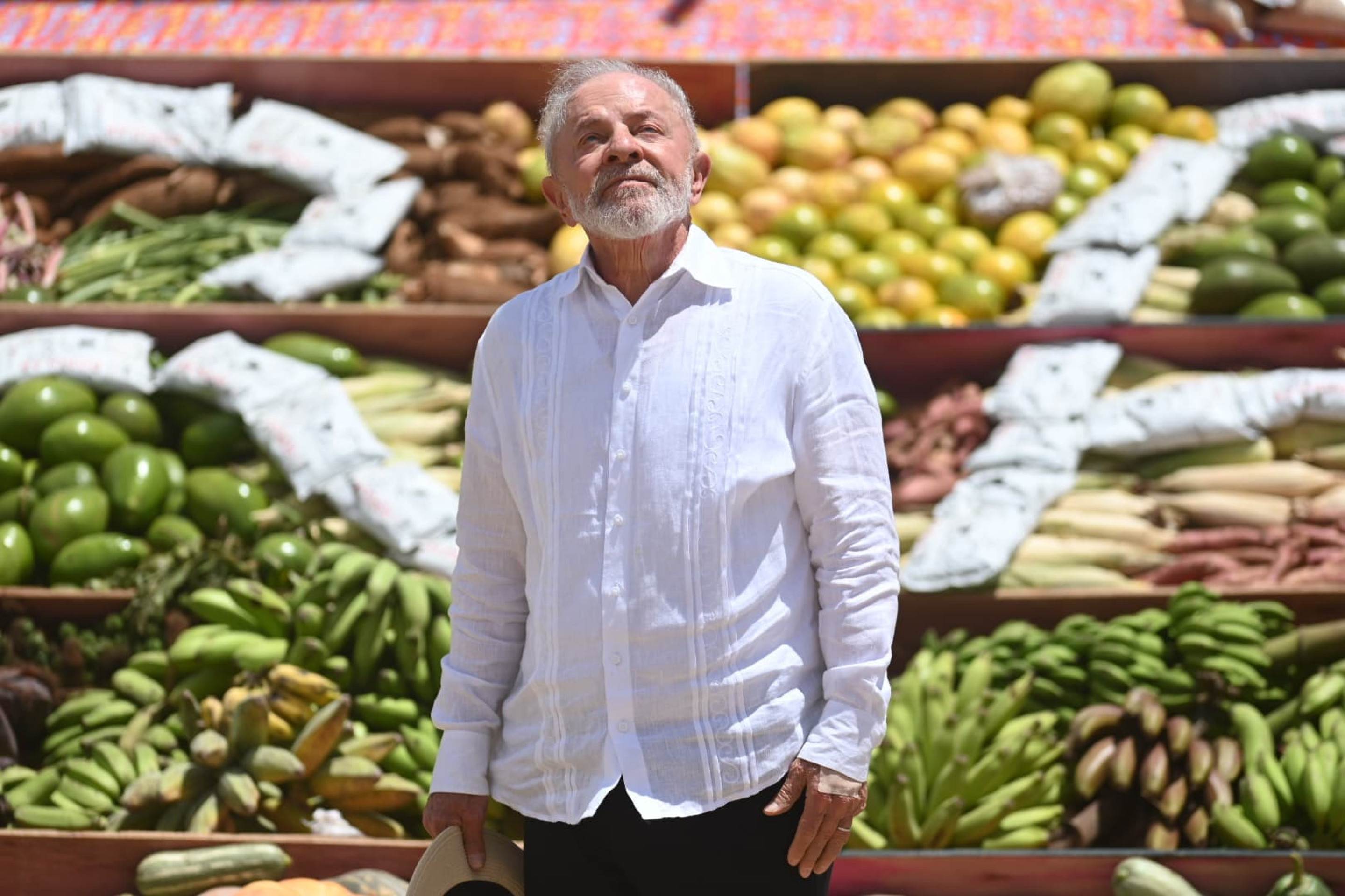 Lula visita acampamento do MST em Minas Gerais-Leandro Couri/EM/D.A Press