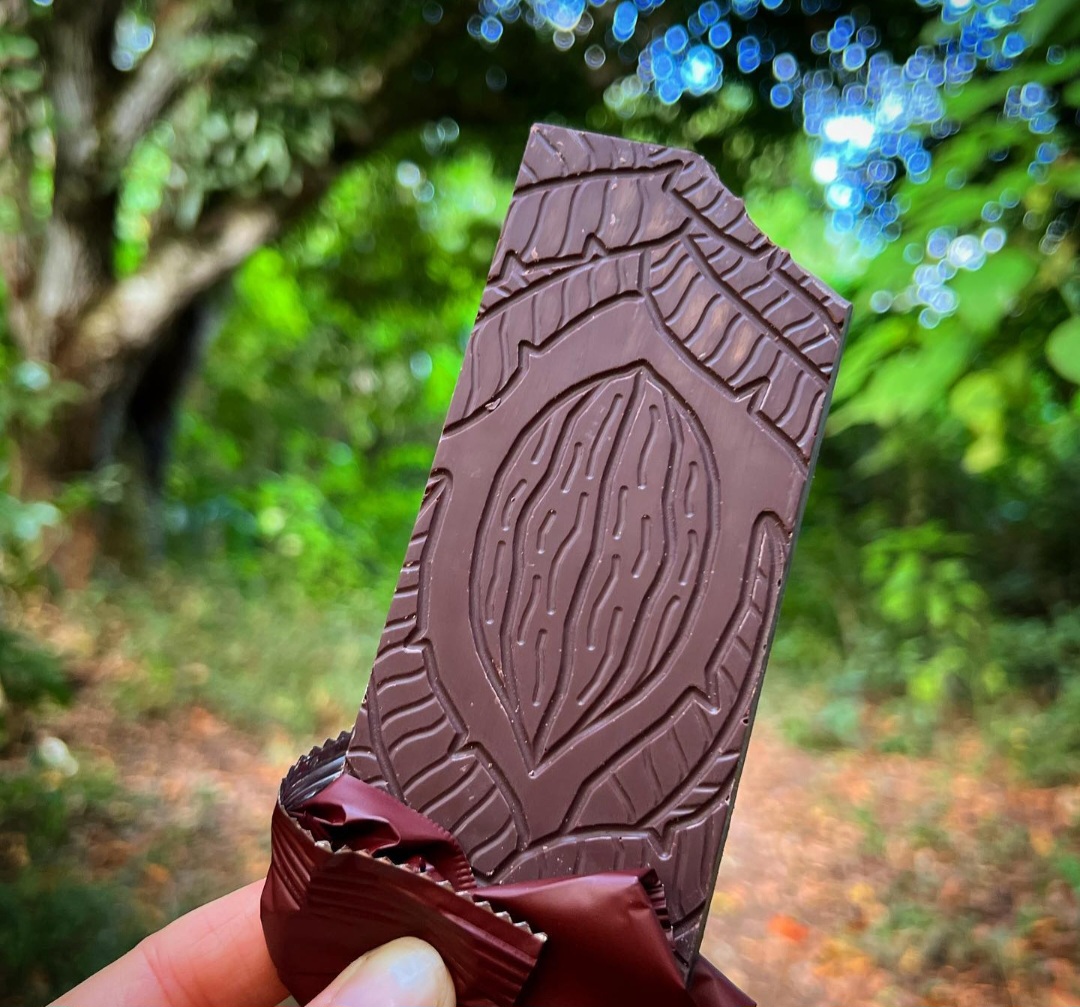 A barra dark com 70% de cacau alcançou 91,6 pontos em primeiríssimo lugar como produto livre de recheio ou aromatização. Ganhou medalha de ouro. -Reprodução Instagram
