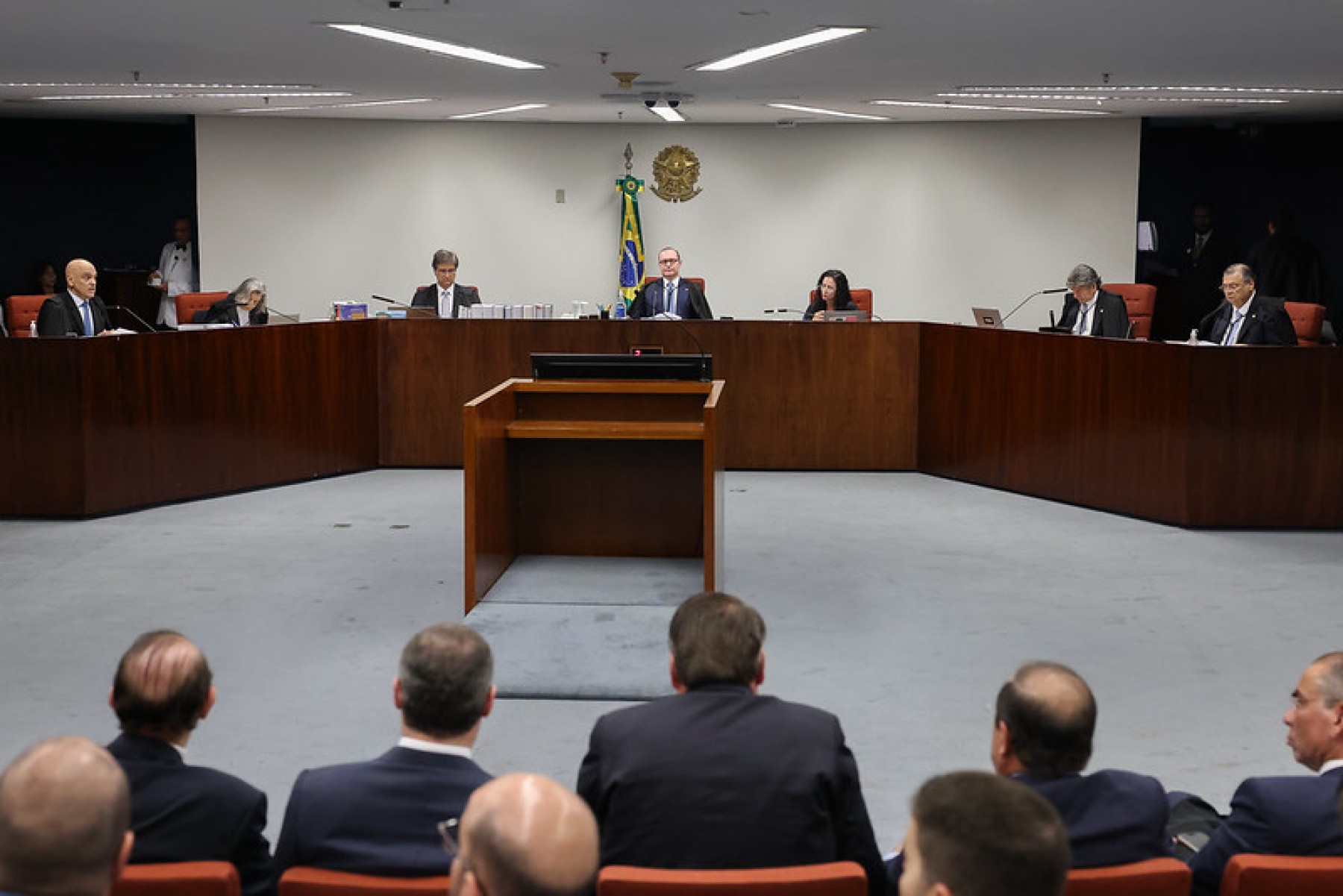 Primeira Turma marcou sessões até quarta-feira (26/3) para julgar Bolsonaro-Antonio Augusto/STF