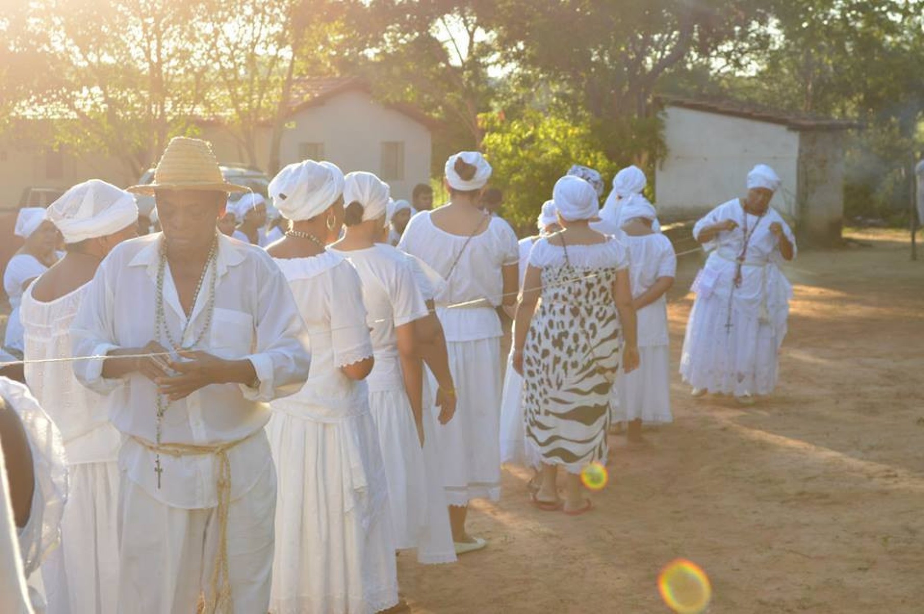 O ritual no Quilombo Pena Branca, realizado nas sextas-feiras santas, ocorre há mais de 60 anos-Quilombo Caboclo Pena Branca/Divulgação 