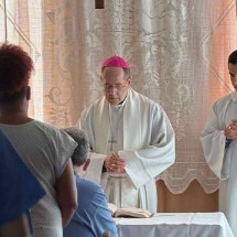 Dom Walmor celebra missa de Páscoa em hospital de BH - ARQUIDIOCESE DE BH/DIVULGAÇÃO