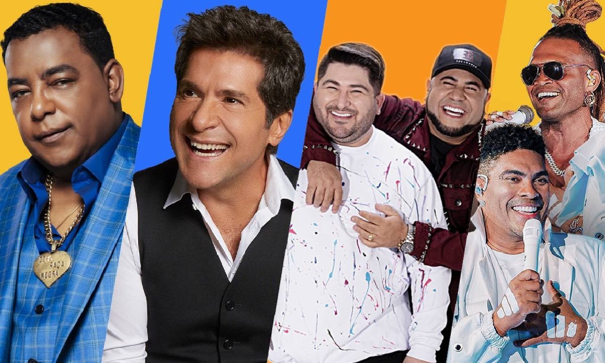 Para assistir aos shows do Raça Negra (16/05), Daniel, Timbalada com Juventude Bronzeada e Barões da Pisadinha (17/05) é preciso pagar um valor simbólico de R$25, que será destinado ao programa Sesc Mesa Brasil -  (crédito: Divulgação Sistema Fecomércio MG)