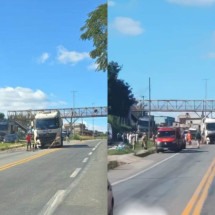 Acidentes e obras travam trânsito da BR-381 neste sábado (17) - Reprodução/Redes sociais